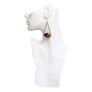 Geometric Gemstone Earrings